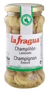 Champiñón Laminado La Fragua 314gr., bote de cristal