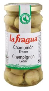 Champiñón Entero La Fragua, bote cristal 314 gr.