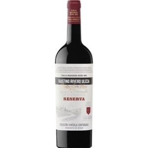 Vino tinto Faustino Rivero Reserva 75 cl.