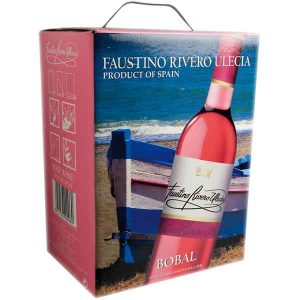 Vino rosado Faustino Rivero, box 5 litros