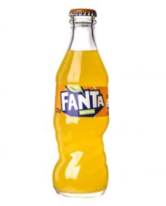 Fanta Naranja 237 ml. Cristal Envase Recuperable, caja de 24