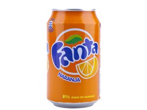 Fanta Naranja Lata 33 cl., caja de 24