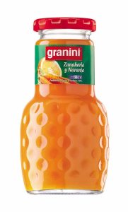 Zumo Granini A+C+E Naranja Zanahoria 20 cl. Cristal Sin Retorno, caja de 24