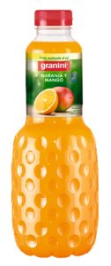 Zumo Granini Naranja y Mango 1 litro Pet, caja de 6