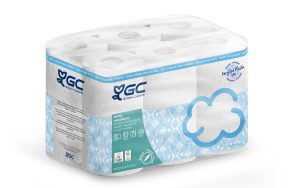 Paper higiènic domèstic Gomà Camps, pack de 12 rotllos
