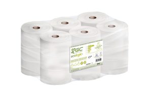 Paper higiènic industrial Yumbo Gomà Camps, caixa de 18 rotllos