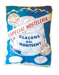 Hielo del Montseny, 5 Bolsas de 2 kg.