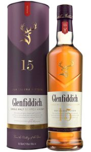 Whisky escocés de malta Glenfiddich 15 años, 70 cl.