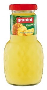 Zumo Granini Piña 20 cl. Cristal Sin Retorno, caja de 24