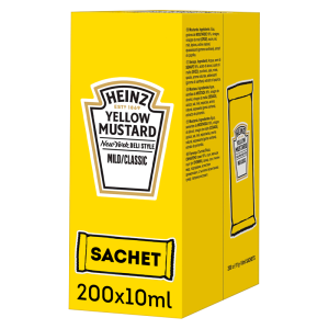 Monodosis de Mostaza Heinz 200 Unidades