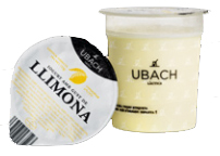 Yogur gusto Limón Ubach 125 gr., caja de 10