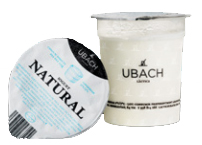 Yogur Natural Ubach 125 gr., caja de 10