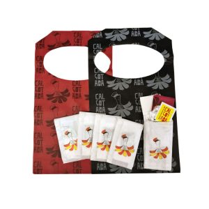 Kit Calçotada (pitet, guants, tovalloleta), caixa de 160 unitats