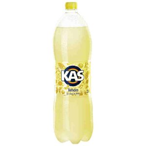 Kas Limón 2 litros Pet, caja de 6