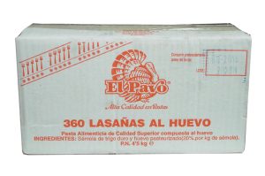 Lasaña de Huevo El Pavo 360 Placas