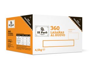 Lasanya d'Ou El Pavo 360 Plaques