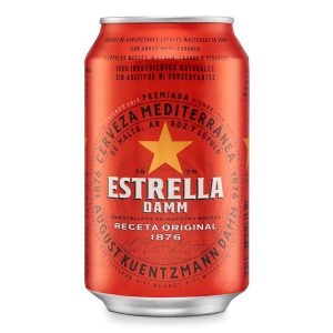 Cerveza Estrella Damm Lata 33 cl., caja de 24 Cerveza Estrella Damm Lata 33 cl., caja de 24
