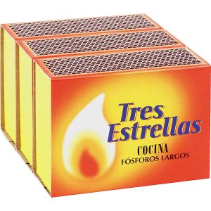 Cerillas Cocina, 3 cajitas