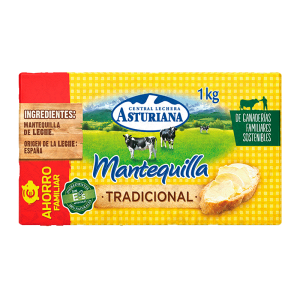 Mantega Asturiana, barra 1 kg.