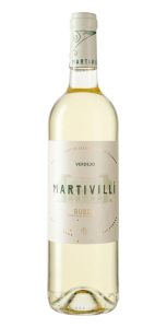 Vino blanco verdejo Martivilli, 75 cl.