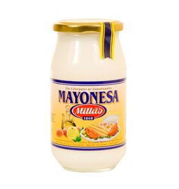 Mayonesa Millas, bote cristal 450 gr.