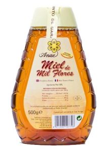Miel de Flores Las Montañas Antigoteo, 500 gr.