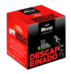 Capsulas de Café Descafeinado Mocay 8 Gr. Caja de 50 Capsulas de Café Descafeinado Mocay 8 Gr. Caja de 50