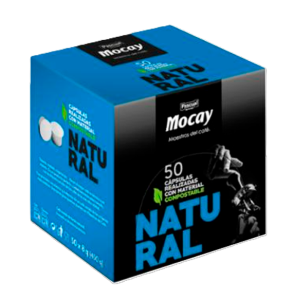 Capsulas de Café Natural Mocay 8 Gr. Caja de 50 Capsulas de Café Natural Mocay 8 Gr. Caja de 50