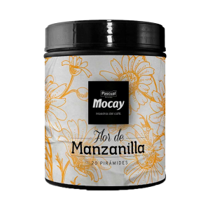 Flor de Manzanilla Mocay Lata de 20 Piramides