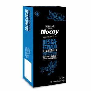 Càpsules de Cafè Descafeïnat Mocay Pack de 10 (Nespresso)