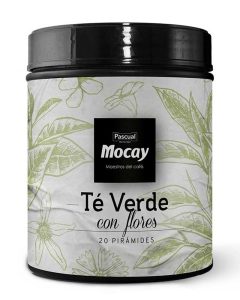 Te Verde Flor Mocay Lata de 20 Piramides