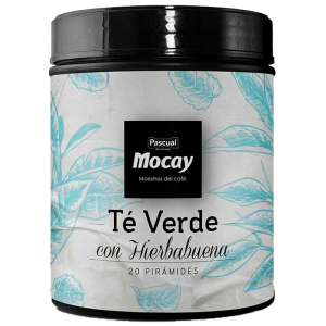Te Verde con Menta Mocay Lata de 20 Piramides