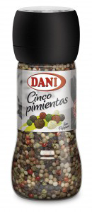 Mega Molinillo 5 Pimientas Dani, 180 gr.