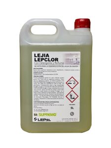 Limpiador Lejía con Detergente Lepclor, 5 Litros