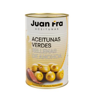 Aceitunas Gazpachas Juanfra, lata 2,50 kg.