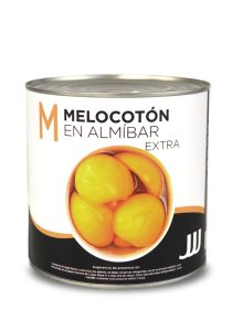 Melocotón Almívar JJJ, lata 3 kg.