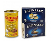 Aperitiu pack Garbí Espinaler: 1 llauna de musclos, 1 d'escopinyes i 1 d'olives Aperitiu pack Garbí Espinaler: 1 llauna de musclos, 1 d'escopinyes i 1 d'olives