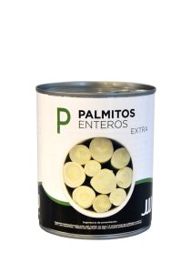 Palmitos JJJ, lata 1 kg. Palmitos JJJ, lata 1 kg.
