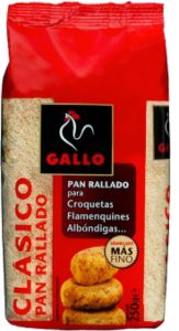 Pan Rallado Gallo 250 gr., caja de 32