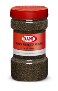 Pimienta Negra Grano Dani, pet 200 gr.