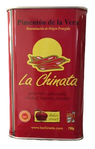 Pimentón de la Vera Dulce La Chinata, lata 750 gr.