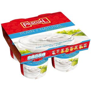 Yogur Pascual Natural 125 gr., pack de 4