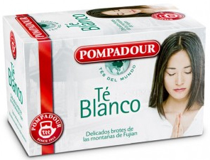 Infusión Té Blanco Pompadour 20 sobres