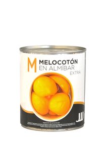 Melocotón Almívar JJJ, lata 1 kg.