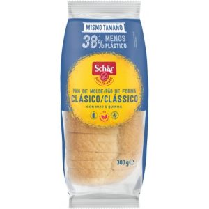 Pan de Molde Clásico Sin Gluten Schar, 300 gr.