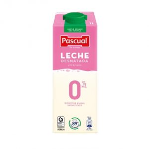 Leche Pascual Desnatada 1 litro Brik, caja de 6 Leche Pascual Desnatada 1 litro Brik, caja de 6