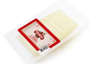 Queso Manzer Media Curación lonchas 80 gr., caja de 16