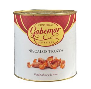 Níscalos a Trozos Gabemar, lata de 3 kg.