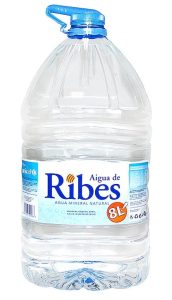 Agua Ribes 8 litros Pet Garrafa, pack de 2