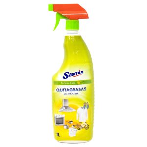 Desengrassant amb Llimona Saamix amb Pistola 1 litre, caixa de 8